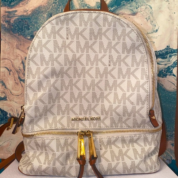 MICHAEL Michael Kors Handbags - Michael Kors Rhea Medium Logo Backpack